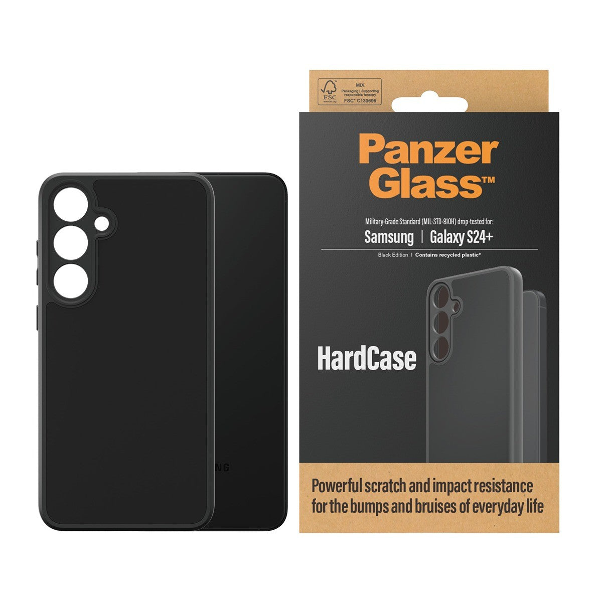 PanzerGlass Samsung Galaxy S24 Plus Deksel HardCase Svart