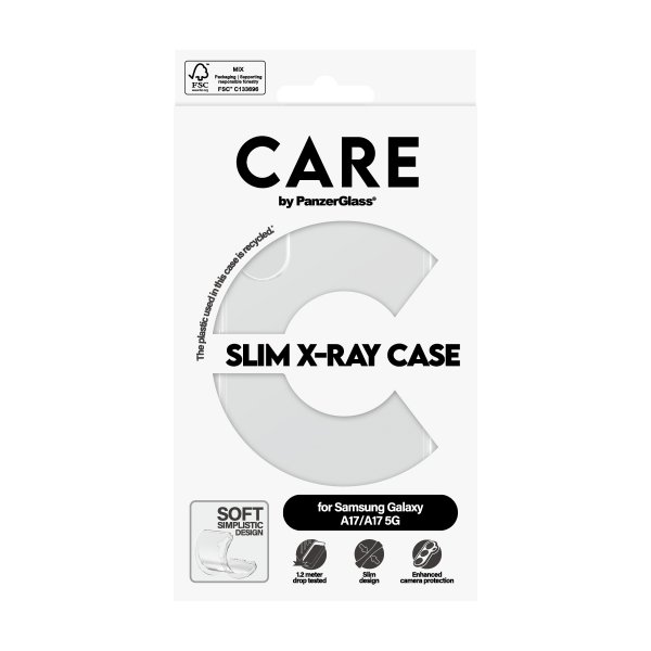 CARE by PanzerGlass Samsung Galaxy A17 Deksel Slim X-Ray Transparent