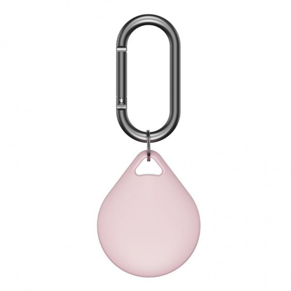 KeyBudz AirTag Holder Secure Dock 2-pk Rosa