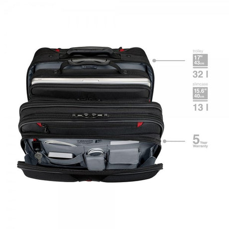Wenger Patriot 2-part Business Trolley 15.6" Svart
