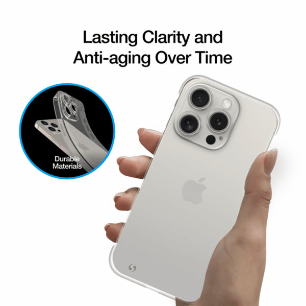 Just Mobile iPhone 15 Pro Max Deksel TENC Slim Fit Frost