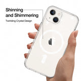 Just Mobile iPhone 14 Deksel TENC BlingBling MagSafe Transparent