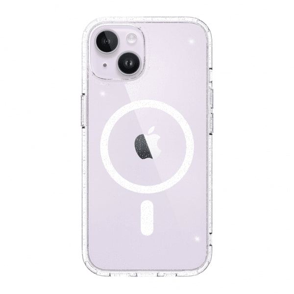 Just Mobile iPhone 14 Deksel TENC BlingBling MagSafe Transparent
