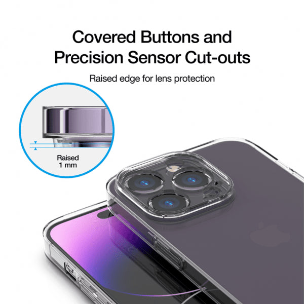 Just Mobile iPhone 14 Pro Deksel TENC Slim Fit Transparent