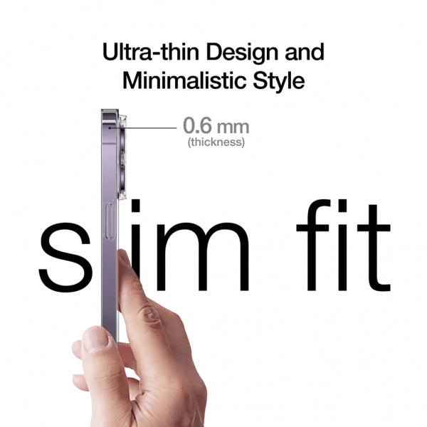 Just Mobile iPhone 14 Pro Deksel TENC Slim Fit Transparent