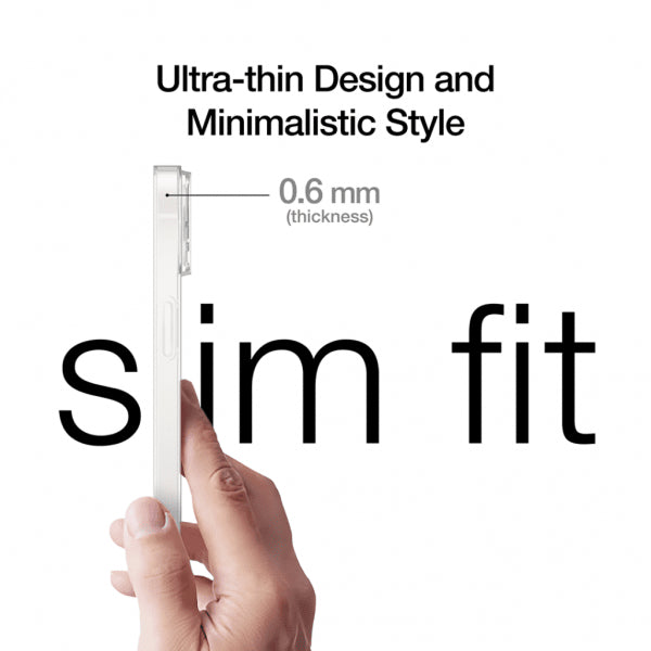 Just Mobile iPhone 14 Plus Deksel TENC Slim Fit Frost