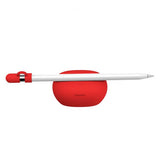 Baseus Apple Pencil Holder Silikoni Rød