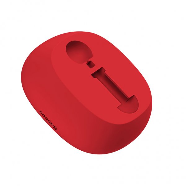 Baseus Apple Pencil Holder Silikoni Rød