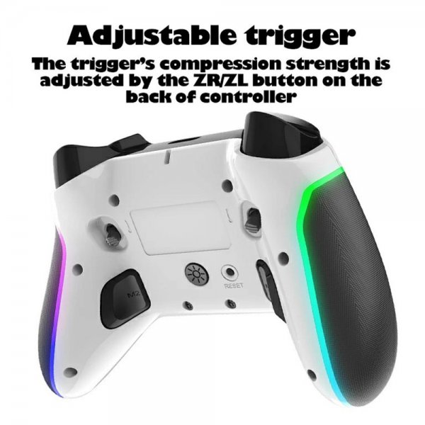 Ipega PG-9666 trådløs spillkontroller RGB Hvit