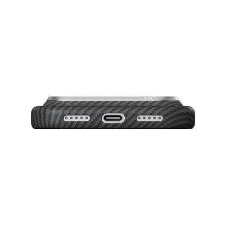 Pitaka iPhone 17 Pro/iPhone 18 Pro Deksel Edge MagSafe Black/Grey Twill