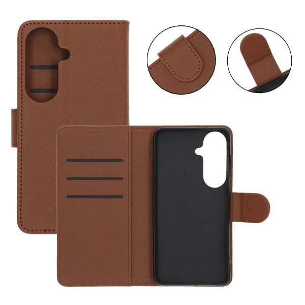 Samsung Galaxy S26 Plus Etui med Stativ Brun