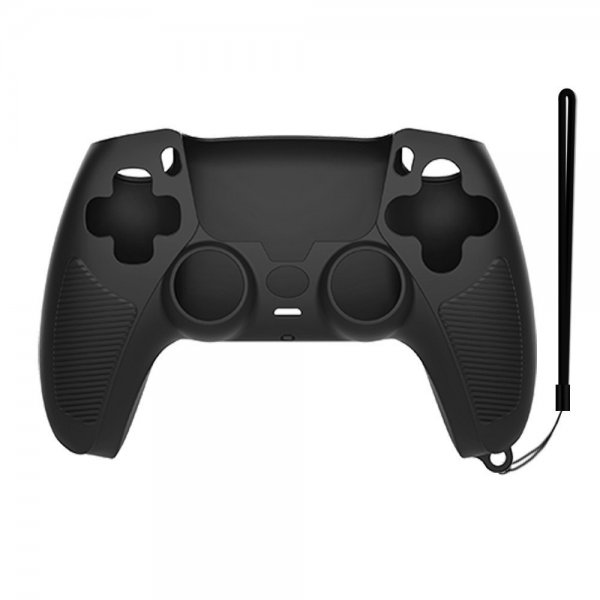 PlayStation 5 DualSense kontrollerbeskyttelse med stropp svart