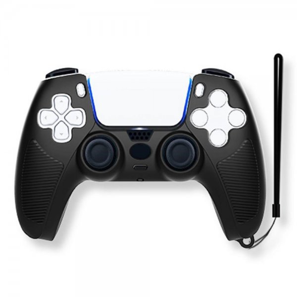 PlayStation 5 DualSense kontrollerbeskyttelse med stropp svart