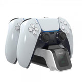 Aolion PlayStation 5 DualSense Kontroll Dobbel Laderstasjon