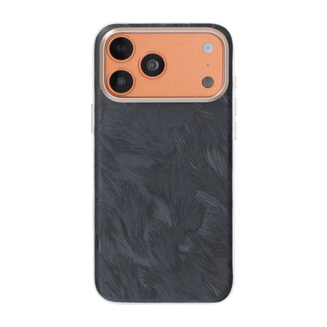 iPhone 17 Pro Max/iPhone 18 Pro Max Deksel Plumtekstur MagSafe Svart