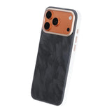 iPhone 17 Pro Max/iPhone 18 Pro Max Deksel Plumtekstur MagSafe Svart