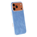 iPhone 17 Pro Max/iPhone 18 Pro Max Deksel Plumtekstur MagSafe Blå