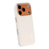 iPhone 17 Pro Max/iPhone 18 Pro Max Deksel Plumtekstur MagSafe Hvit
