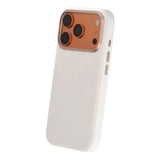 iPhone 17 Pro Max/iPhone 18 Pro Max Deksel Plumtekstur MagSafe Hvit