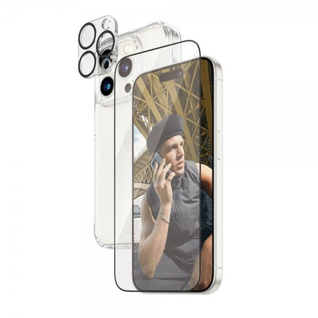 PanzerGlass iPhone 15 Pro 3-in-1 Bundle Set