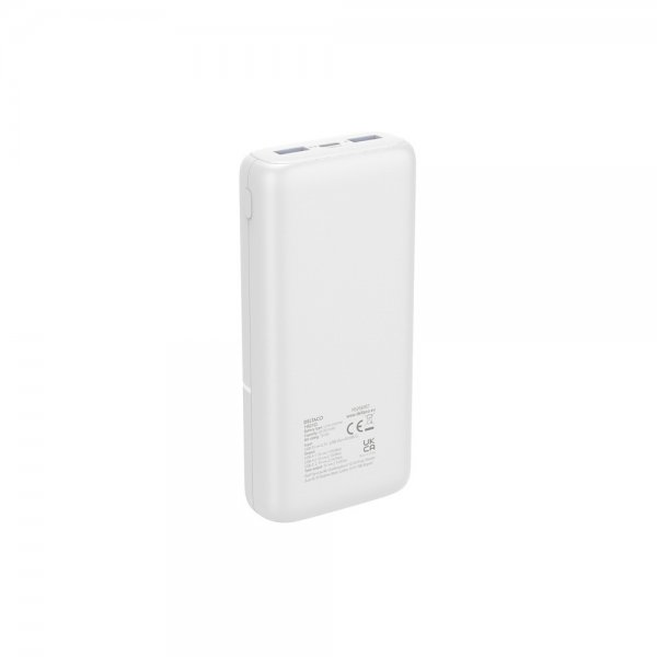 Deltaco Powerbank 20 000 mAh Hvit