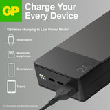 GP Powerbank M2+ 10 000 mAh Grå
