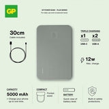 GP Powerbank Plus 5000 mAh Grønn