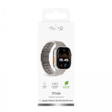 Puro Apple Watch 44/45/46mm/Ultra 49mm Armbånd Titan Titanium