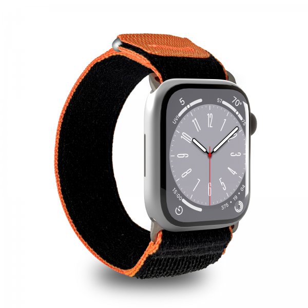Puro Apple Watch 44/45/46mm/Ultra 49mm Armbånd Trial Loop Svart