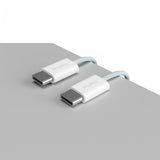 Puro Kabel Fabrik 2.0 60W USB-C til USB-C 1.5m Lyseblå