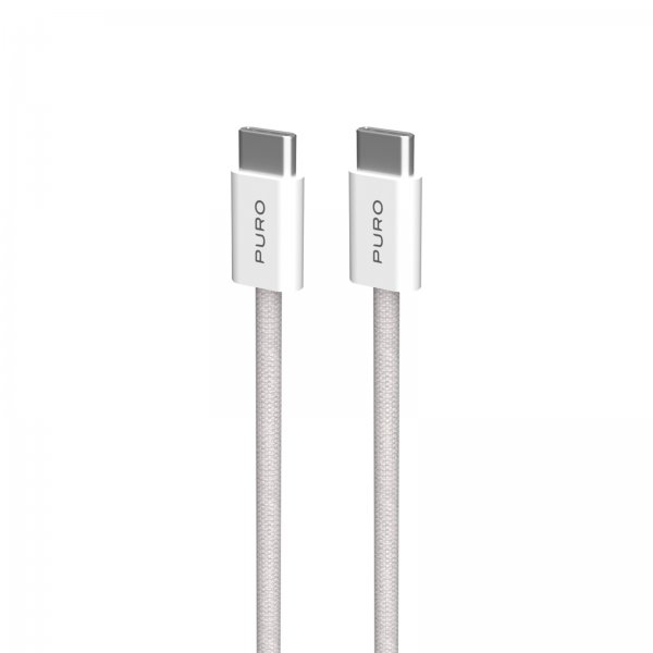 Puro Kabel Fabrik 2.0 60W USB-C til USB-C 1.5m Sandshell