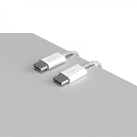 Puro Kabel Fabrik 2.0 60W USB-C til USB-C 1.5m Hvit