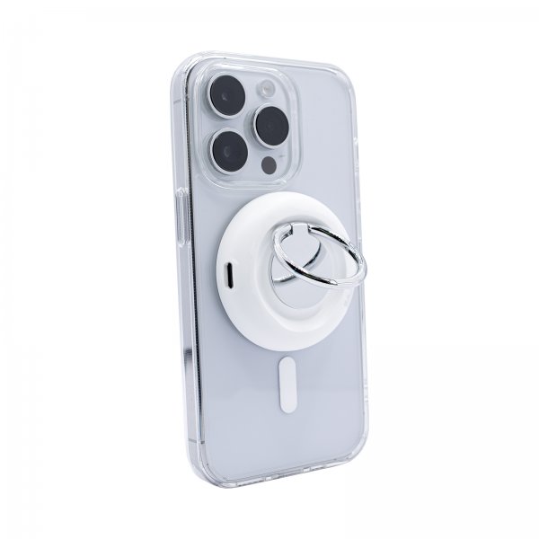 Puro Trådløs lader Mag Loop Pro Ring Stand MagSafe Hvit