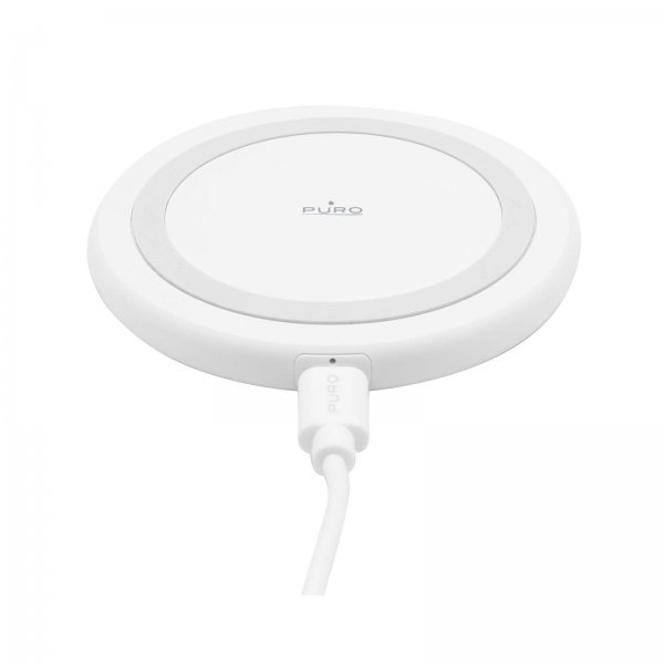 Puro Trådløs lader 10W Hvit