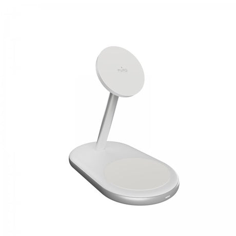 Puro Trådløs lader Mag Station 2-in-1 Qi2 Hvit