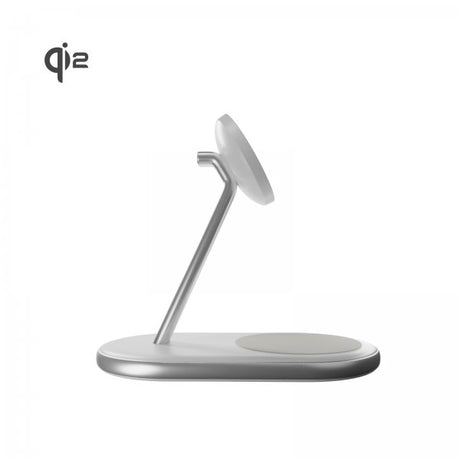 Puro Trådløs lader Mag Station 2-in-1 Qi2 Hvit