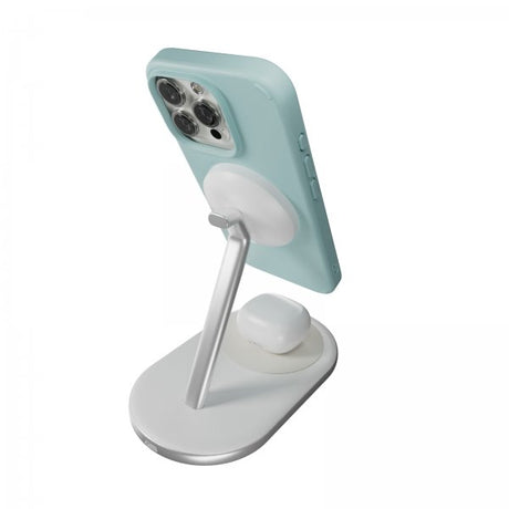 Puro Trådløs lader Mag Station 2-in-1 Qi2 Hvit