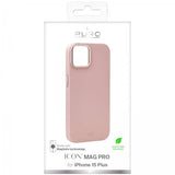 Puro iPhone 15 Plus Deksel ICON Mag Pro Rosa