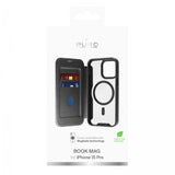 Puro iPhone 15 Pro Etui Book Mag Svart