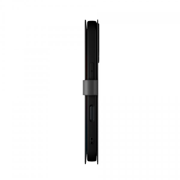 Puro iPhone 16 Etui Wallet Stand Svart