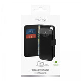 Puro iPhone 16 Etui Wallet Stand Svart