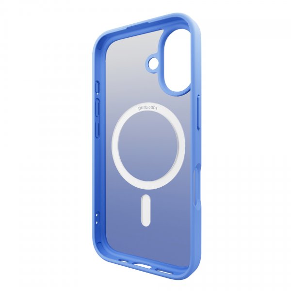 Puro iPhone 16 Deksel Gradient Blå