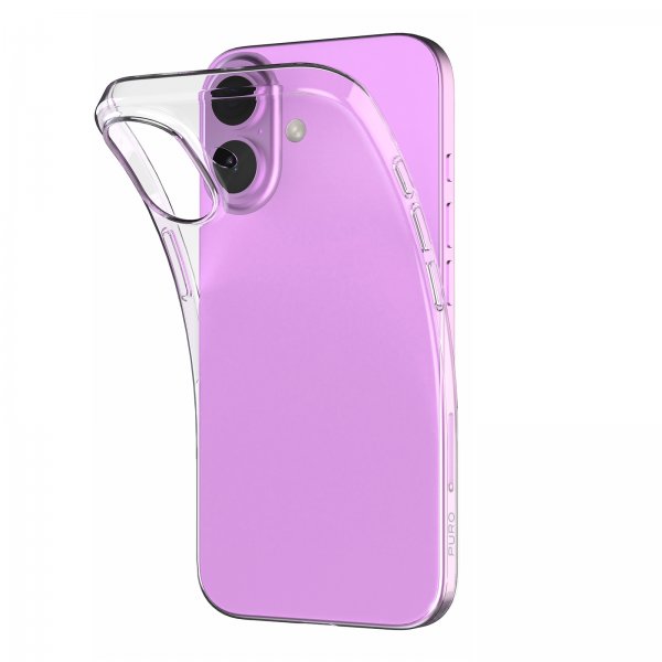 Puro iPhone 16 Plus Deksel Nude Transparent