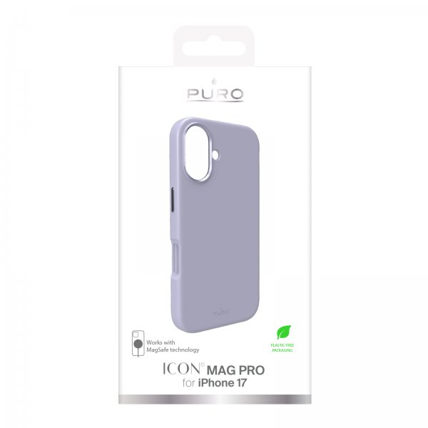 Puro iPhone 17 Deksel ICON Mag Pro Lavendel