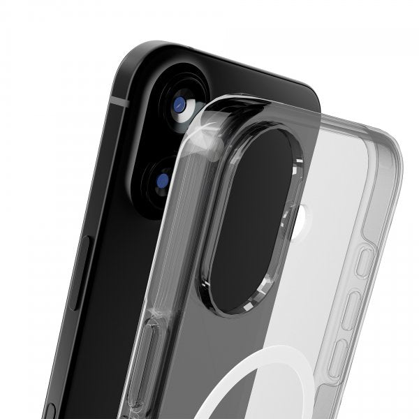 Puro iPhone 17 Deksel Impact Clear D3O MagSafe Transparent