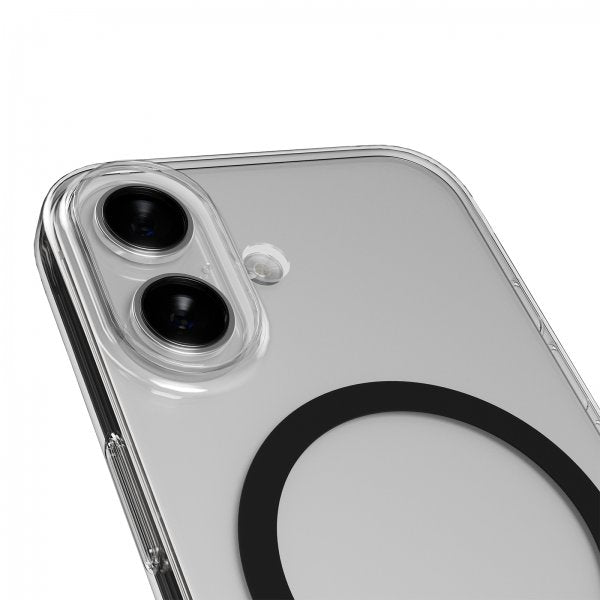 Puro iPhone 17 Deksel Lite Mag Transparent Svart
