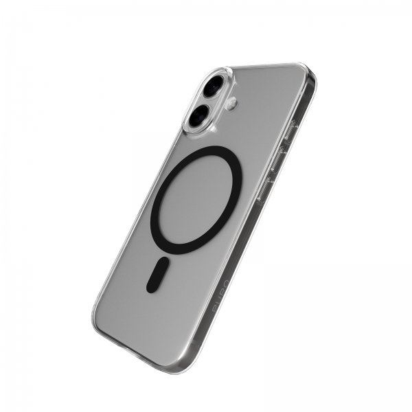 Puro iPhone 17 Deksel Lite Mag Transparent Svart