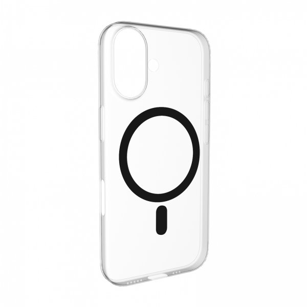 Puro iPhone 17 Deksel Lite Mag Transparent Svart