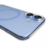 Puro iPhone 17 Deksel Lite Mag Transparent Blå