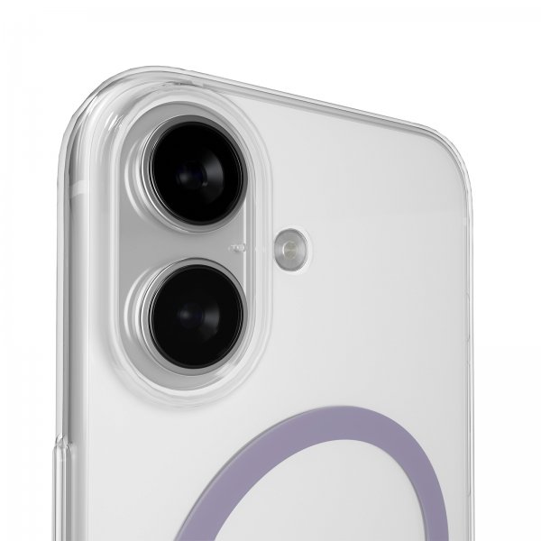 Puro iPhone 17 Deksel Lite Mag Transparent Lavendel